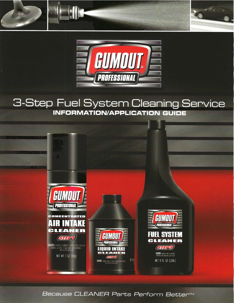 Gumout Professional application guide cover