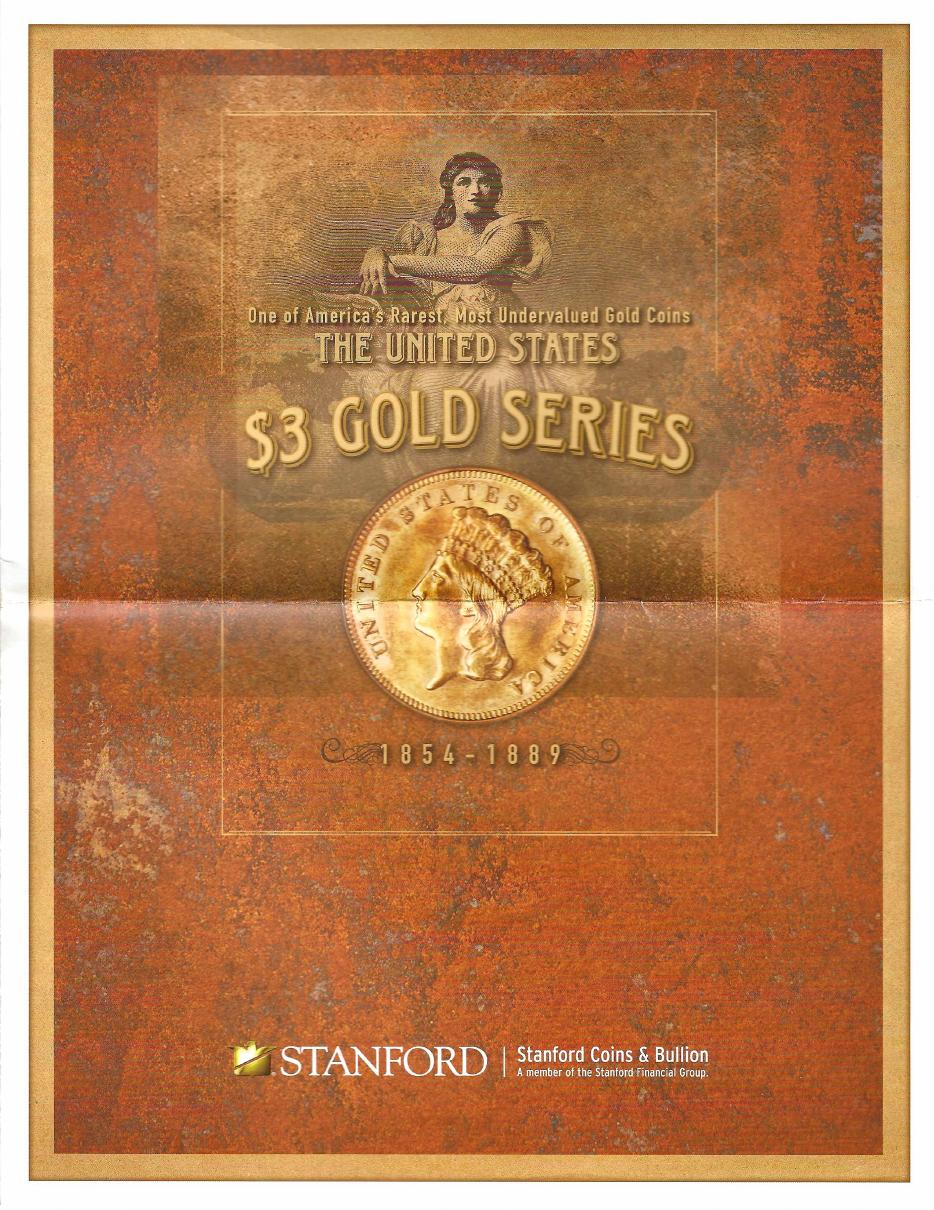 Stanford Coins and Bullion six-page direct-mail cover